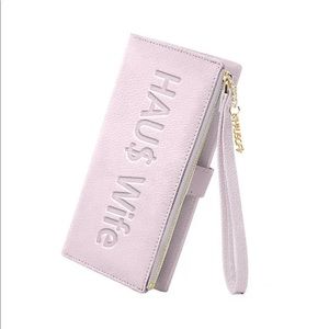 Haus of Sy light pink wallet